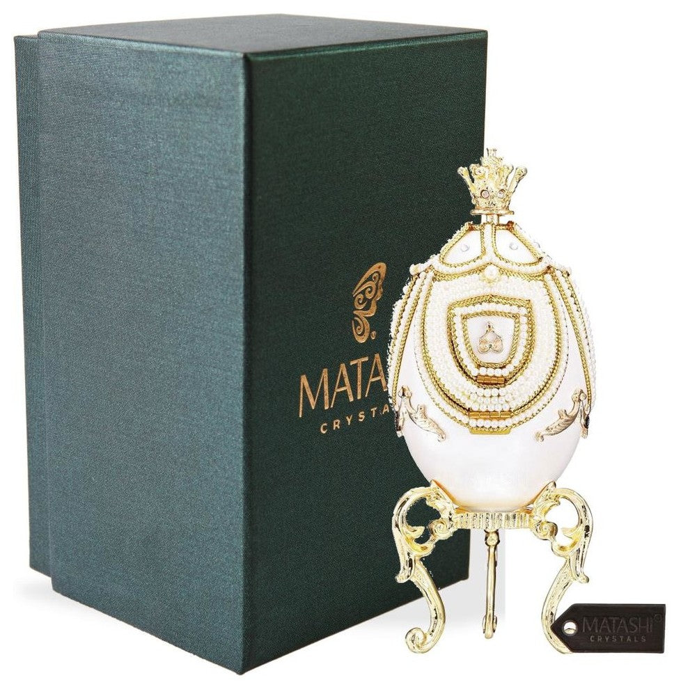 Faberge Egg Music Box Fur EliseWith Hidden Carousel Inside