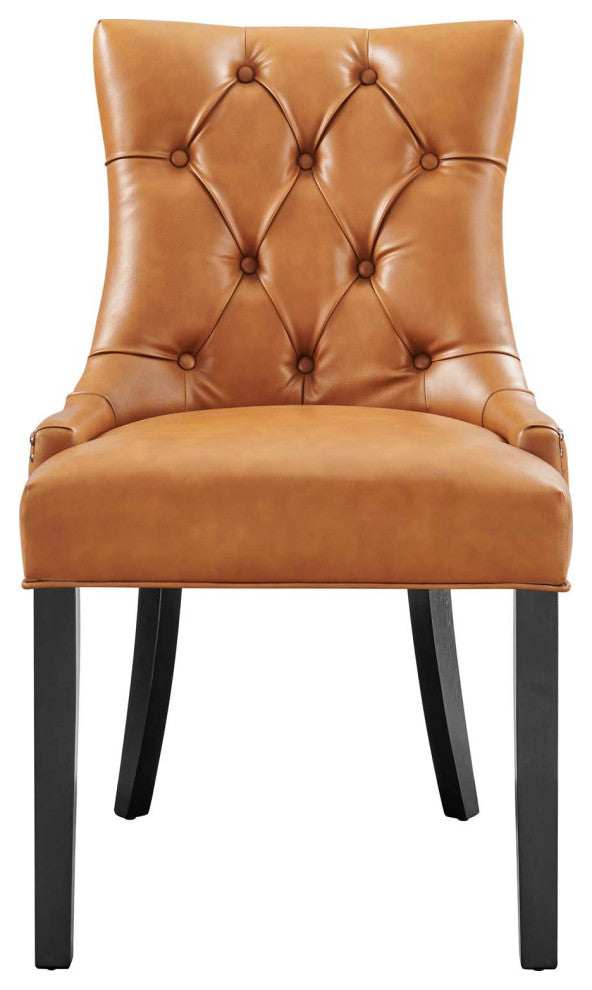 Reggent Faux Leather Dining Chair, Tan
