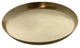 Round Gold Metal Serving Tray