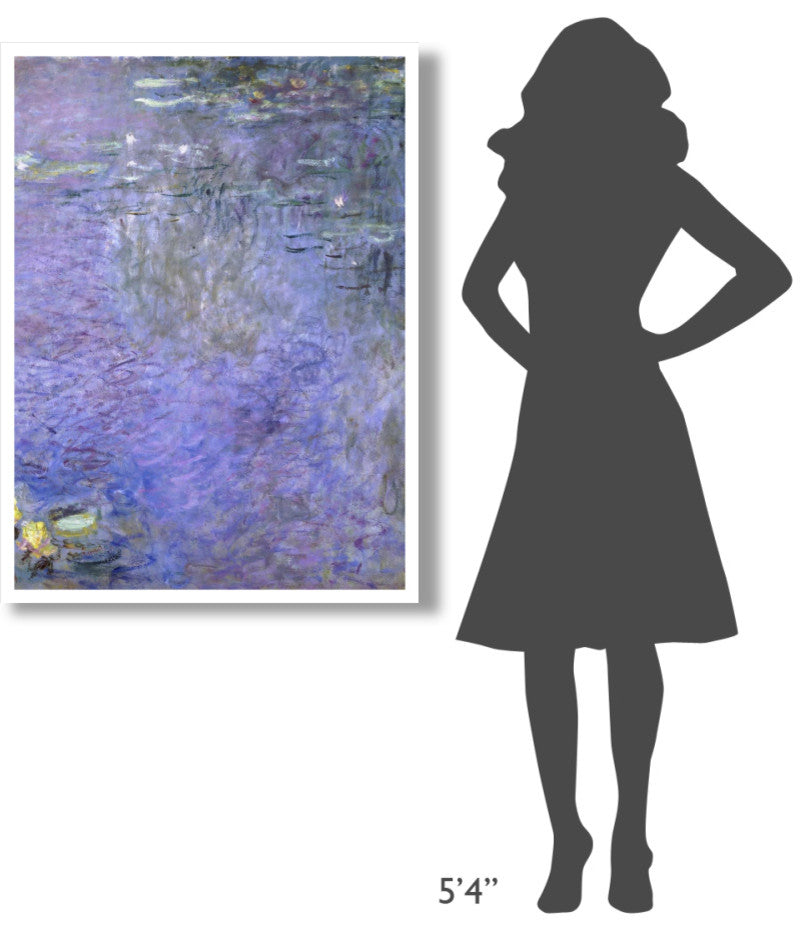 "Water Lilies: Morning, c. 1914-26 (center)" Print by Claude Monet, 32"x42"