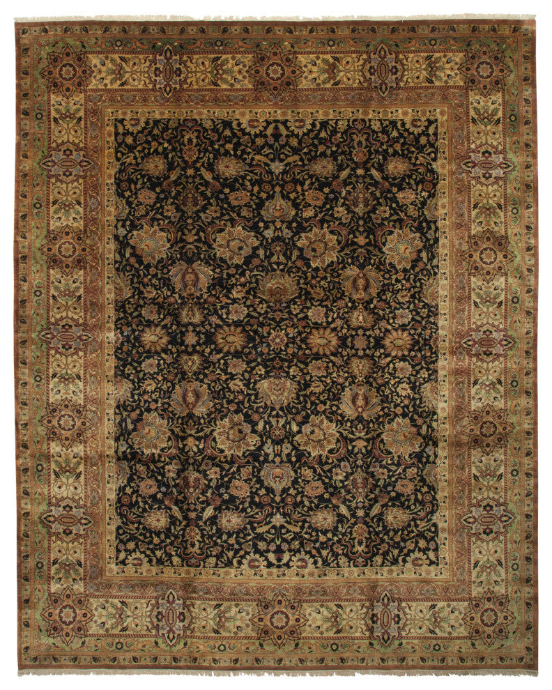 Rug N Carpet - Handmade Oriental 11' 11" x 14' 9" Large Oushak Area Rug