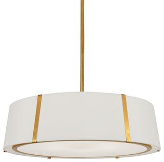 Crystorama Lighting Group FUL-907 Fulton 6 Light 24\"W Chandelier - Antique Gold