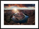 "Horseshoe Bend" Framed Digital Print by Juan Pablo De, 38"x28"