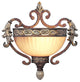 Seville Wall Sconce, Palatial Bronze With Gilded Accents