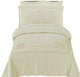 Athena Embroidered 100% Cotton Duvet Cover Set, Ivory and Ivory, King/Cal King