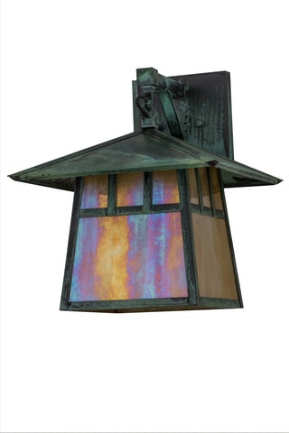 12W Stillwater Double Bar Mission Hanging Wall Sconce