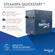 SteamSpa Oasis 12 KW QuickStart Acu-Steam Bath Generator Package