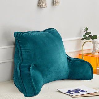 Supersoft Bedrest Lounger Backrest With DIY Filling, Storm Blue