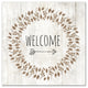 Autumn Welcome 12x12 Canvas Wall Art
