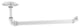 Pipeline Under Cabinet Paper Towel Holder, Matte White