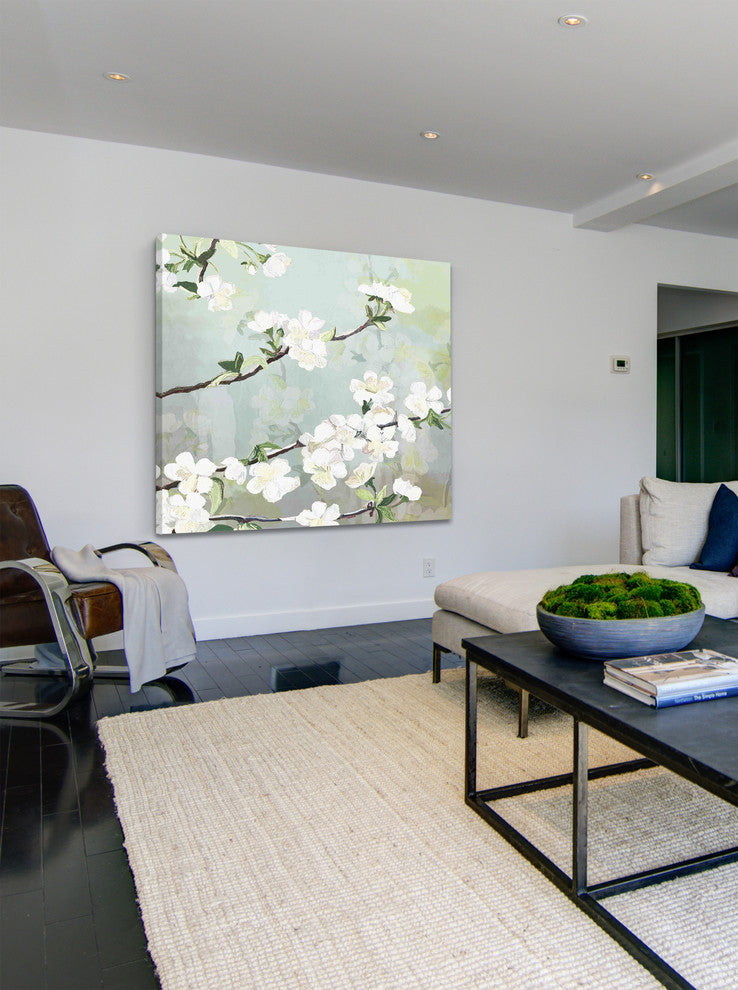 "Pretty Whites" Painting Print on Canvas