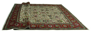 Semi Antique Martin Ivory/Red Rug, 9'7x13'0