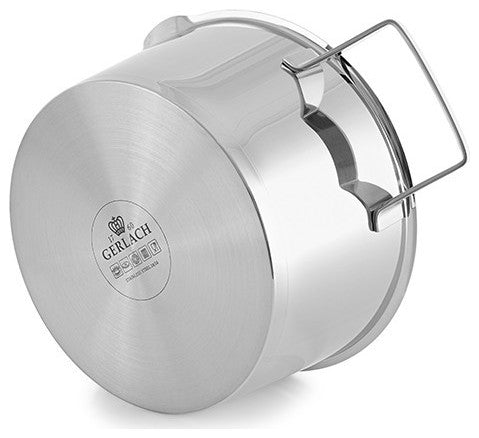 SUPERB Stainless Steel Pot Set With Lids 10 pcs