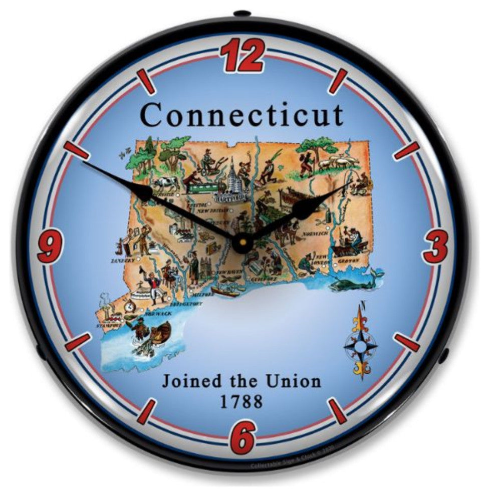 20041089 State of Connecticut Clock