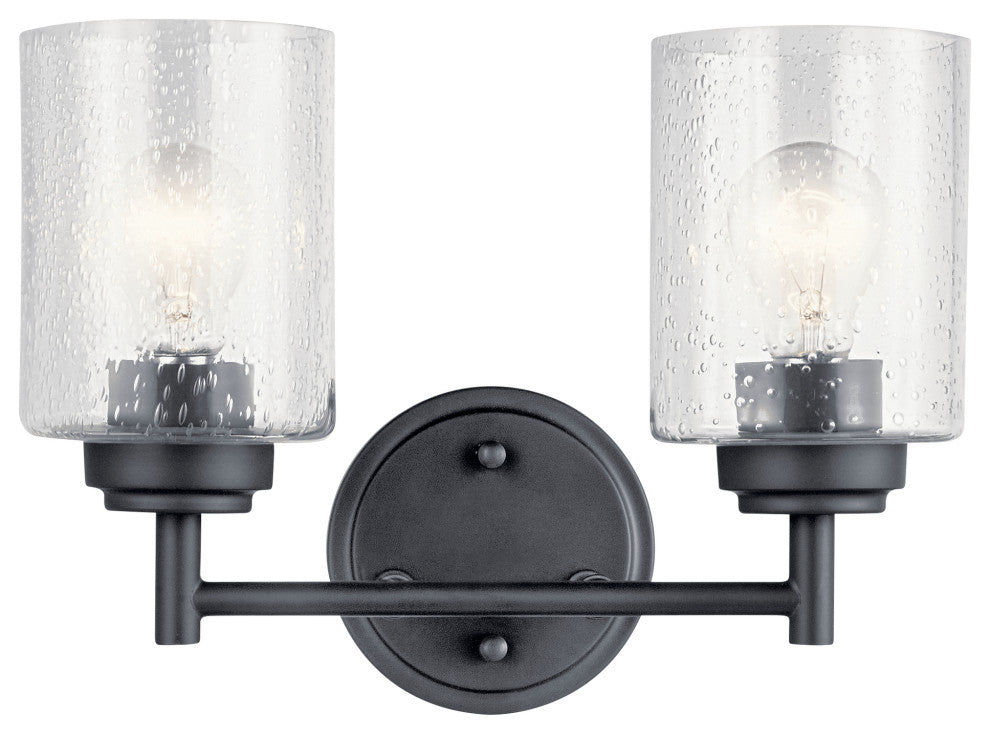 Winslow Black Bath 2-Light