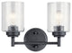 Winslow Black Bath 2-Light