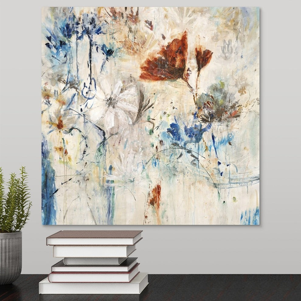 "Expecting Flowers" Wrapped Canvas Art Print, 16"x16"x1.5"