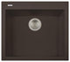 One Series 23" Drop-In Single-Bowl Granite Sink, Brown