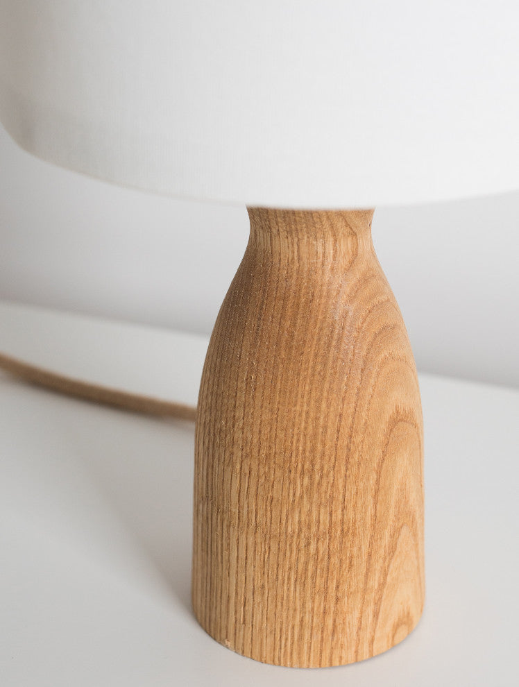 Arelle wood table lamp