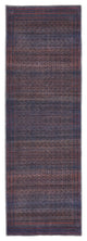 Welch Oriental Machine Washable Charcoal Gray/Pink Rug, 2'7"x8' Runner