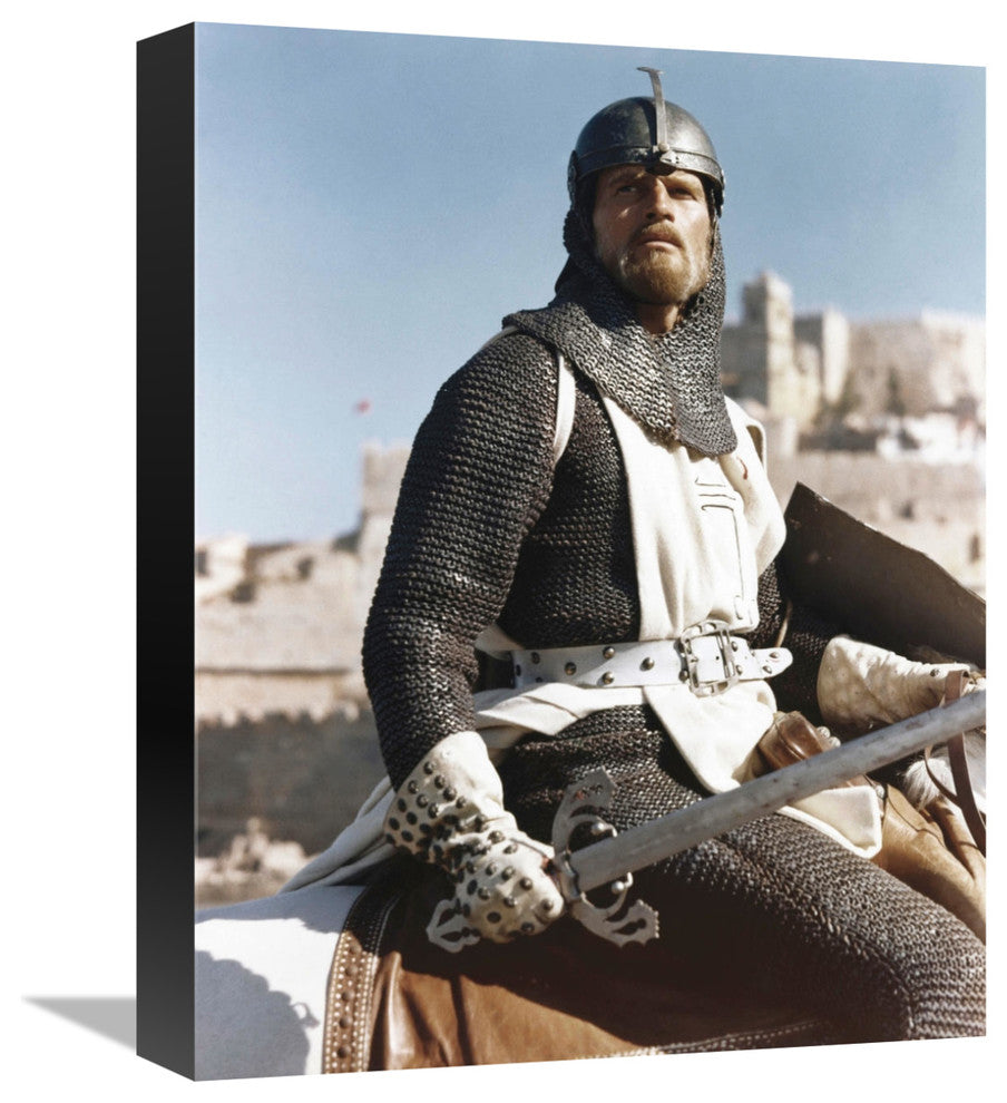 "Charlton Heston - El Cid" Canvas by Hollywood Photo Archive, 13x16"