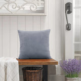 Supersoft Throw Pillow Cover 4 Piece Set, Lilac Grey