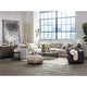 Contemporary Cashmere Fur Pillow Light Grey - Grey