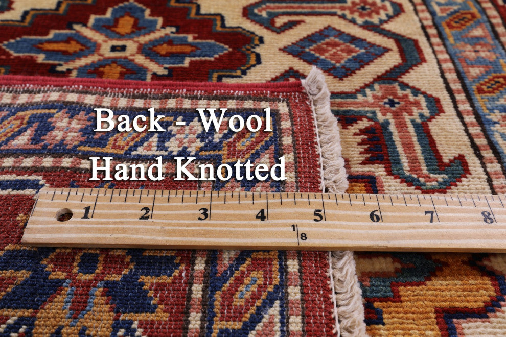 Runner Super Kazak Hand Knotted Wool Rug 2' 9" X 9' 6" Q10647