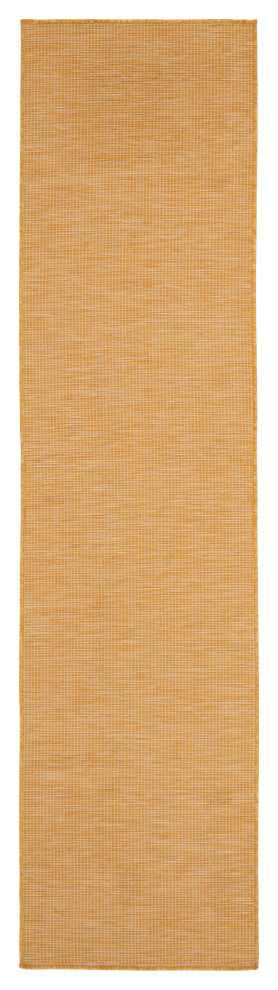 Nourison Positano Contemporary Area Rug, Yellow, 2'2"x8' Runner