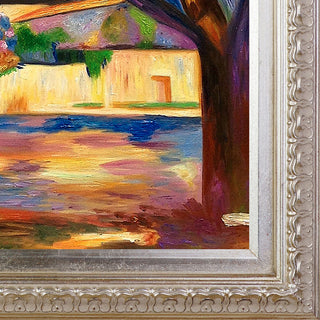Place des Lices, Elegant Champagne Frame 20"x24"