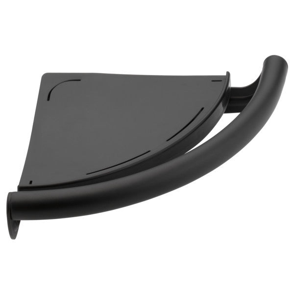 Delta BathSafety Contemporary Corner Shelf, Assist Bar, Matte Black, 41516-BL