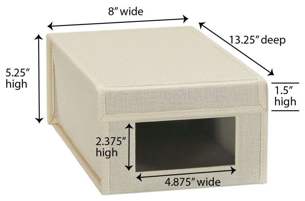 Small Drop Front Shoe Box 2 Pack