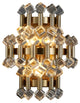 Coruna | Modern colorful design sconce for bedroom, Cube Crystal