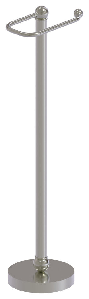 Free Standing Toilet Tissue Holder, Satin Nickel
