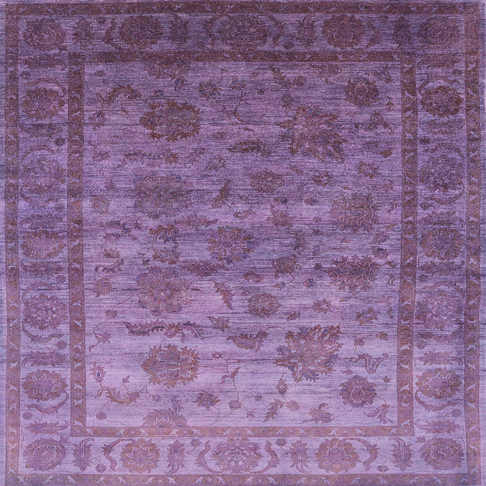Ahgly Company Indoor Square Mid-Century Modern Area Rugs, 6' Square