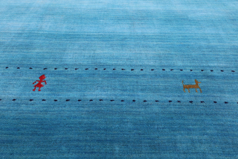 Persian Gabbeh Handmade Rug 9' 0" X 12' 0" Q7019