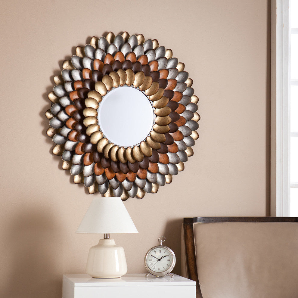 Juneaux Round Decorative Mirror