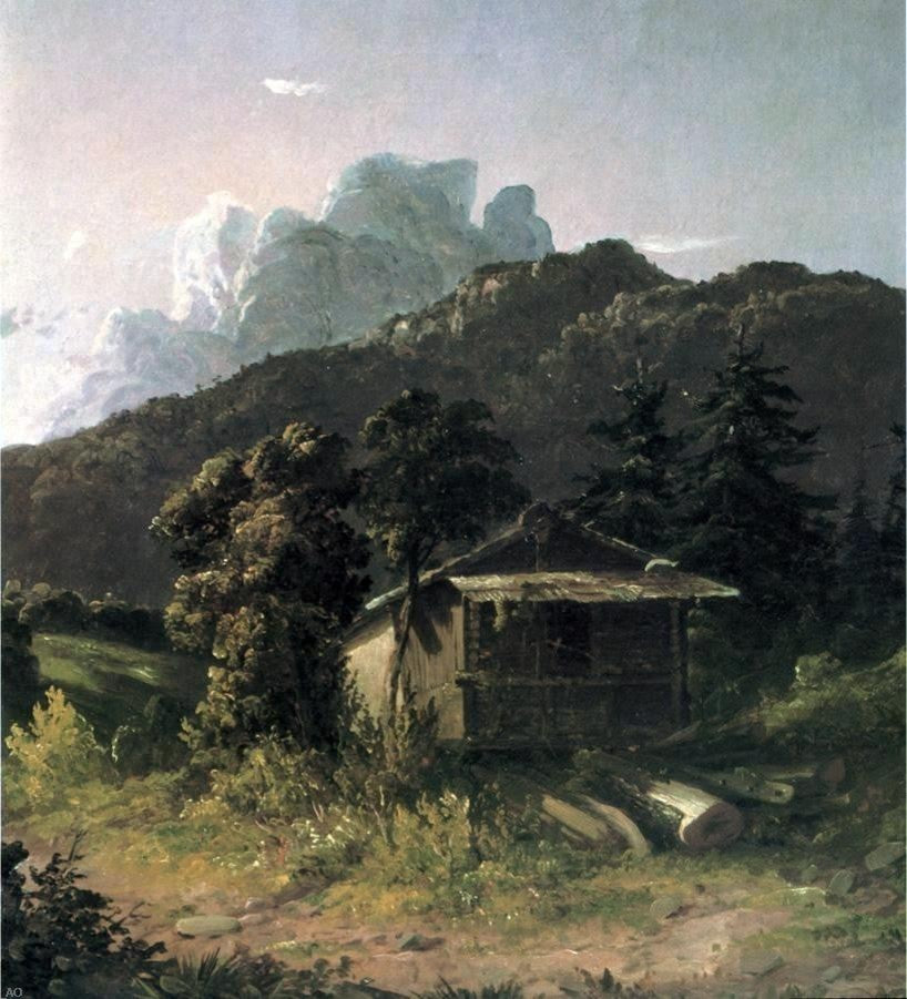 David Johnson House in the Adirondacks, 20"x25" Wall Decal