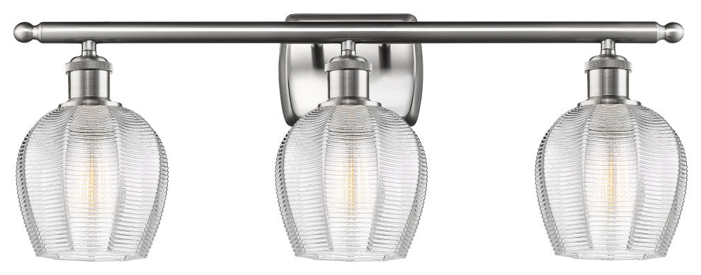 Innovations 516-3W-SN-G462-6-LED 3 Light Bath Vanity Light, Brushed Satin Nickel