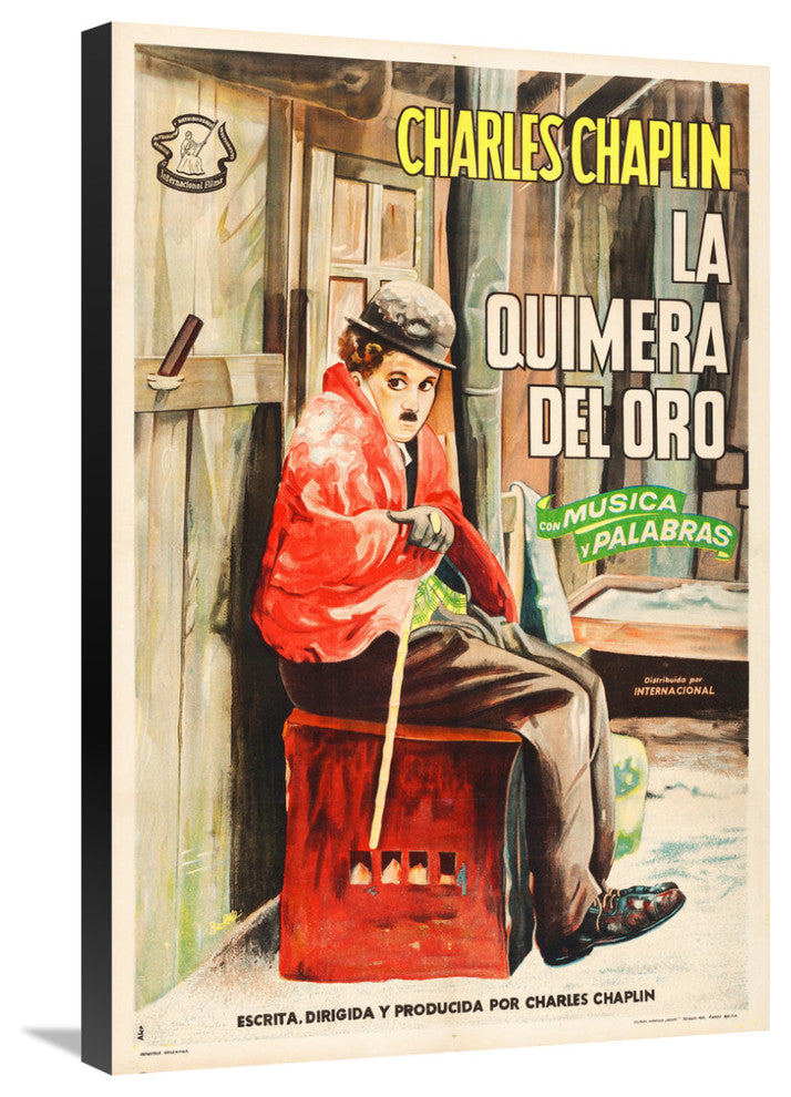 Charlie Chaplin, Spanish, The Gold Rush, 20x30