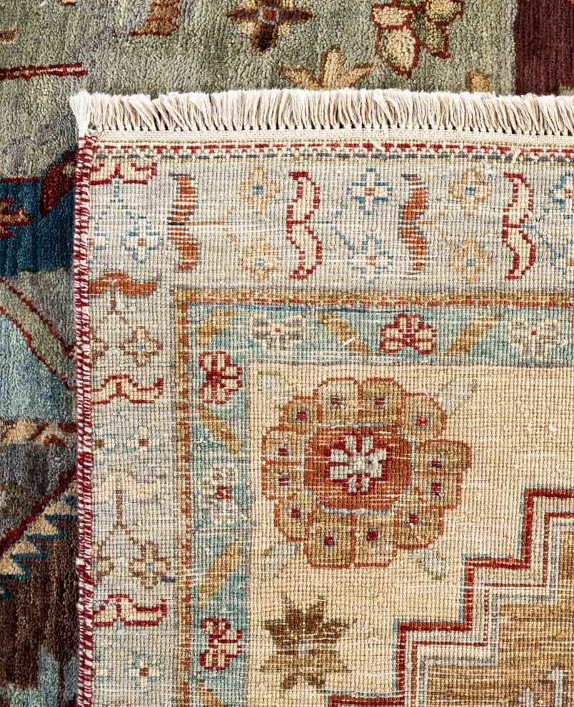 Patchwork One-of-a-Kind Hand-Knotted Area Rug - Multi, 9' 0" x 12' 0"