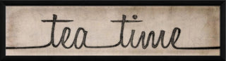 Tea Time Framed Sign