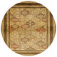 Ahgly Company Indoor Round Mid-Century Modern Area Rugs, 6' Round