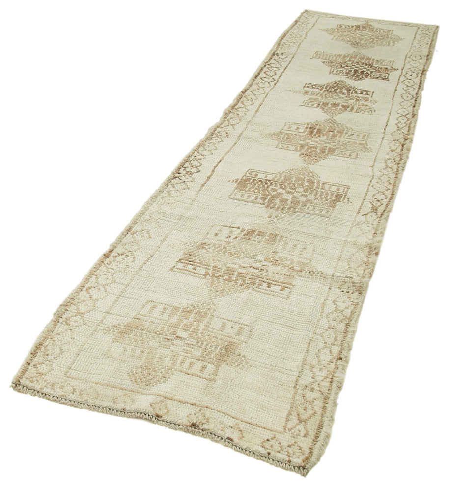 Rug N Carpet - Handwoven Oriental 2' 9" x 11' 5" Vintage Runner Rug
