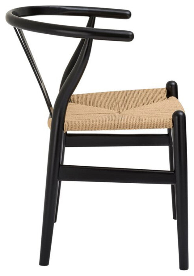 Woodcord Natural Chair, Black