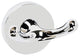 Alno Modern Robe Hook in Polished Chrome