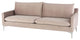 Anders Blush Fabric Triple Seat Sofa, HGSC440