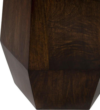 Contemporary Gold Leaf Side Table