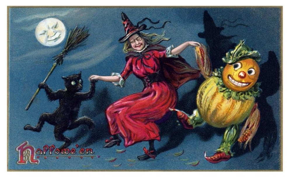 "Hallowe'en" Digital Paper Print by Halloween, 46"x28"