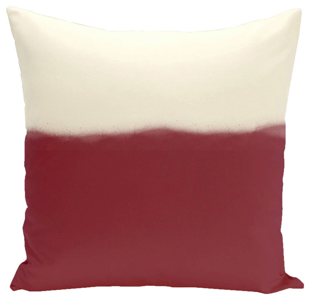 Holiday Brights Collection Pillow, Cranberry, 26"x26"